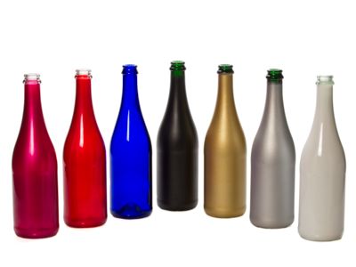 Produktfoto farbige Flaschen
